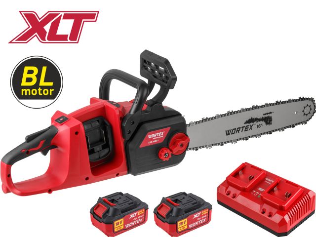 Cordless Chain Saw WORTEX CEC 3536-2 bar 40 cm (16"), 3/8" LP, 1.3 mm  XLT