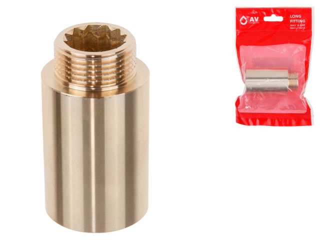 Long fitting 3/4" f.-m. x 50 mm, AV Engineering